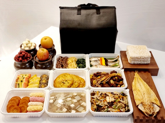 힐튼가든 인 서울 강남의 추석 투고 명절음식 세트. <힐튼호텔 제공>